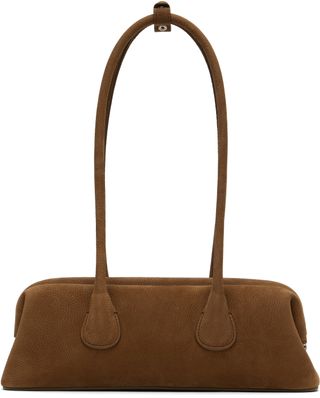 Brown Boat Wide Mini Bag