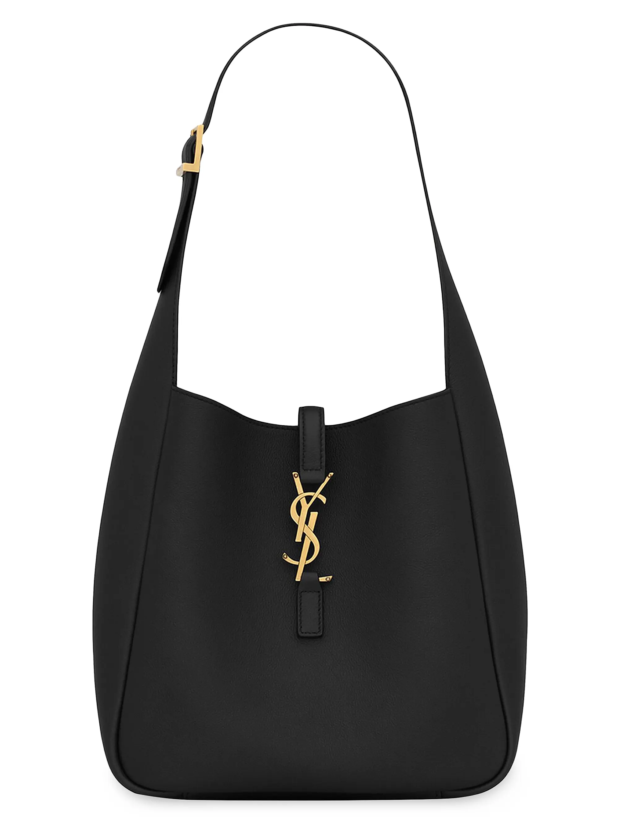 Le 5 &amp;agrave; 7 Supple Small Shoulder Bag in Grained Leather