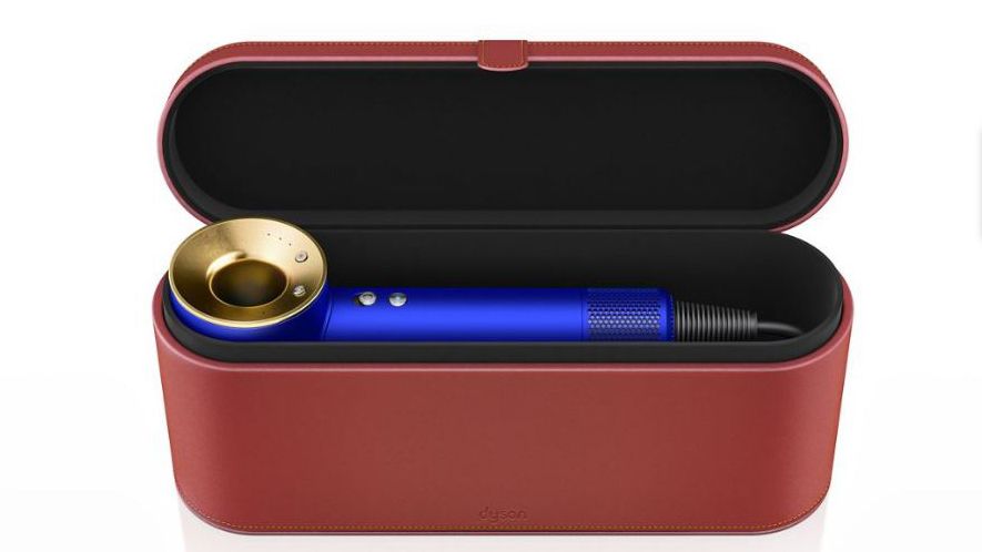 Dyson's new hairdryer is decorated with gold leaf