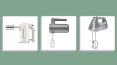 a collage image of a selection of the best hand mixers