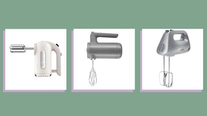 a collage image of a selection of the best hand mixers