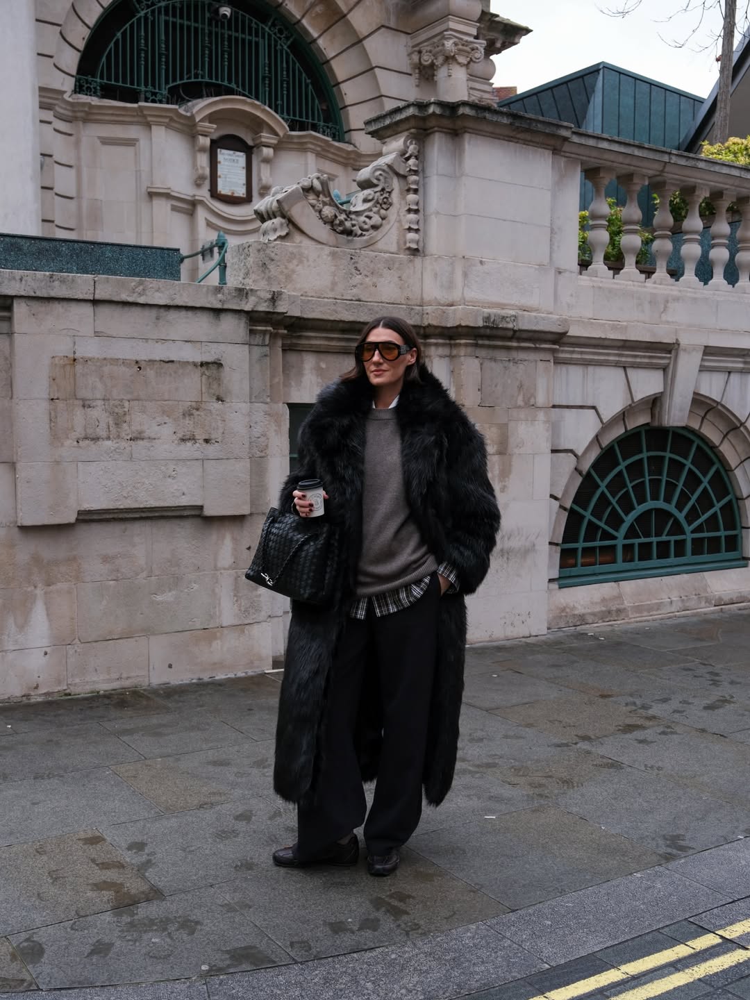 INFLUENCER 2026 WISH LIST: Sarah Louse Blythe wearing faux fur coat