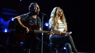 Eddie Vedder and Beyonce Knowles