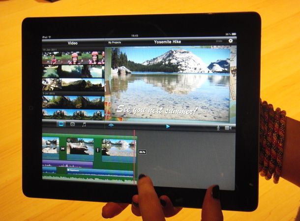 Apple iPad 2: iMovie