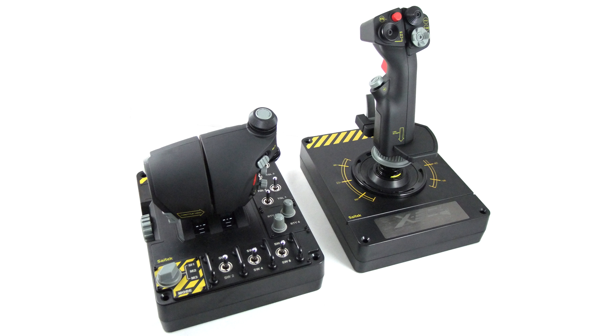 Saitek S X 55 Rhino Flightstick Is A Lovely Chunky Thing Pc Gamer