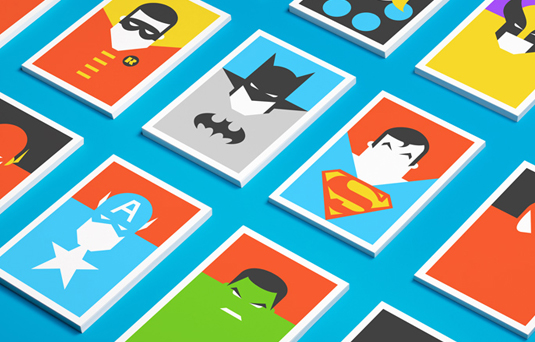 Print design trends: Flat design