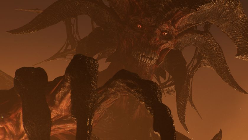 Demonic creature reaches out with claws