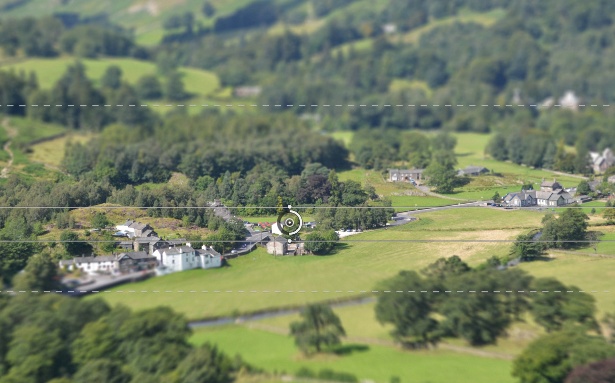 Tilt shift in Photoshop: Step 3