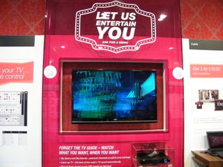 Virgin Media's 3D TV demonstration in Oxford Street