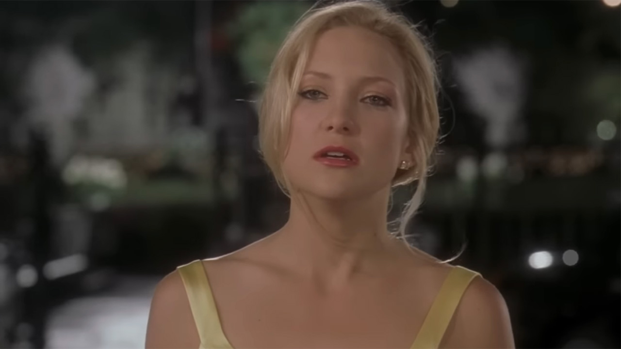 Kate Hudson in her famous yellow dress in How To Lose A Guy in 10 Days.