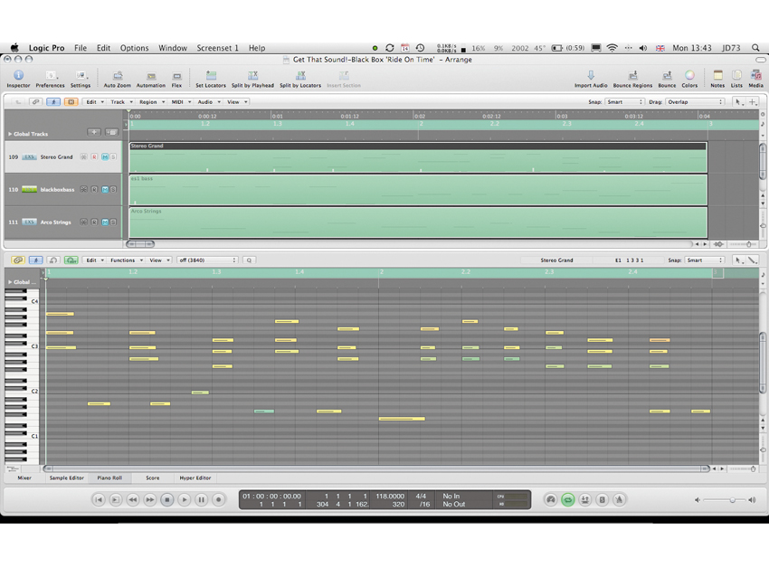 Harmony, melody and bass