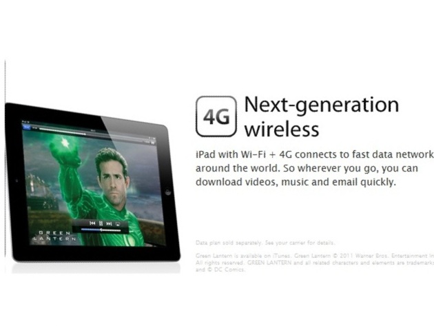 New iPad being sold as 4G in UK