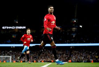 Marcus Rashford opened the scoring from the spot