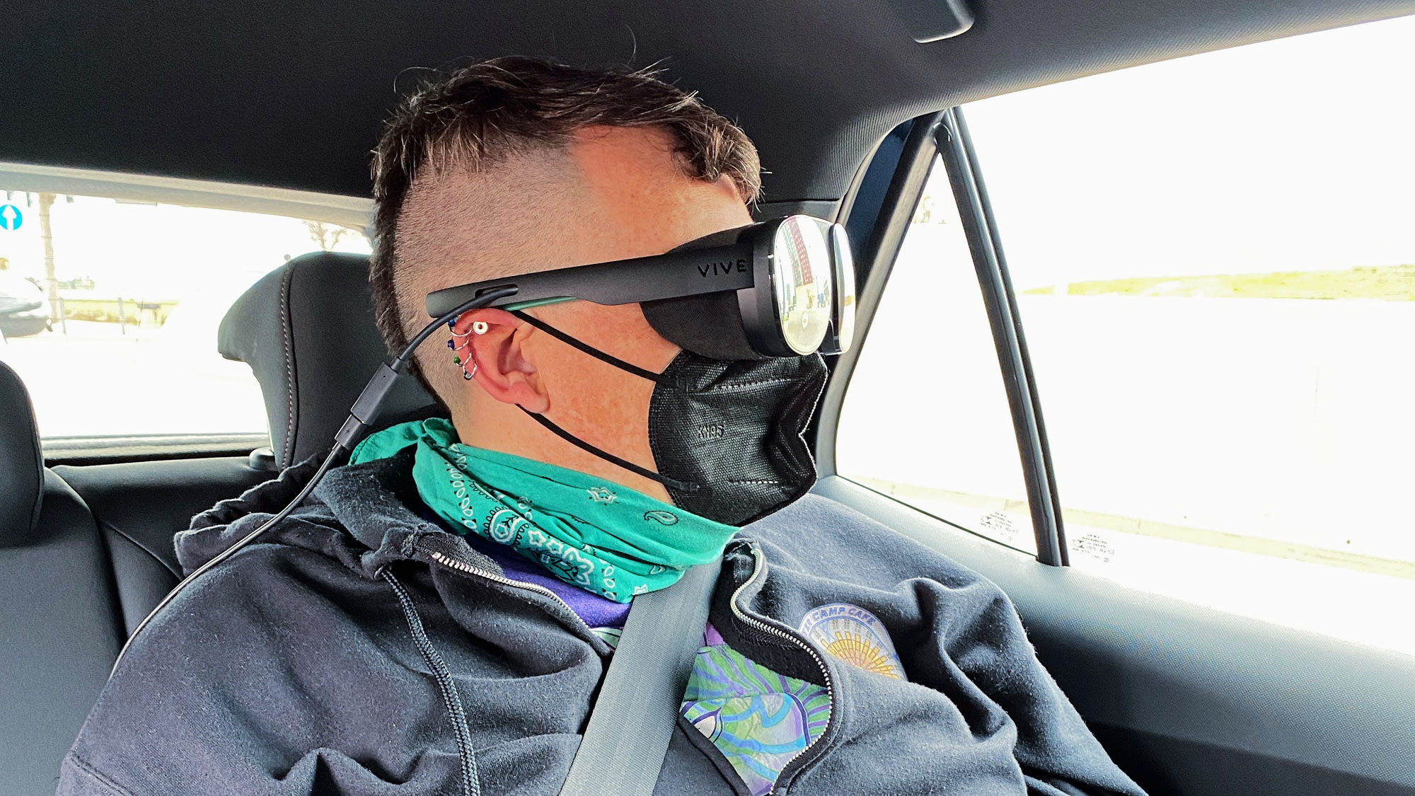 I Played Vr Games In A Moving Car And Didn T Get Sick Techradar