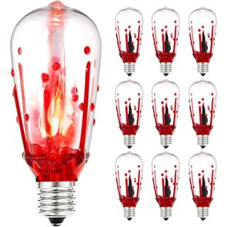 Halloween Flicker Flame Blood Drop Light Bulbs