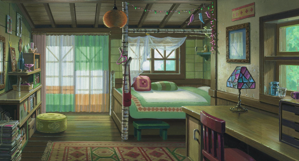 Studio Ghibli bedroom