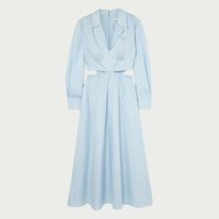 Self-Portrait Cutout Shirt Dress, £340 | Net-A-Porter