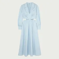 Self-Portrait Cutout Shirt Dress, £340 | Net-A-Porter