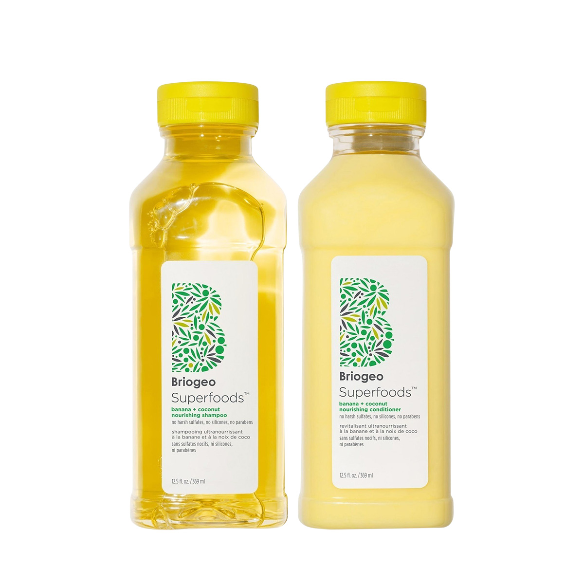 Briogeo, Superfoods Banana + Coconut Nourishing Shampoo & Conditioner