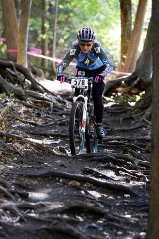 Jenna Rinehart (Specialized) powered to the win in Sheboygan at the WORS Wigwam MTB Challenge.