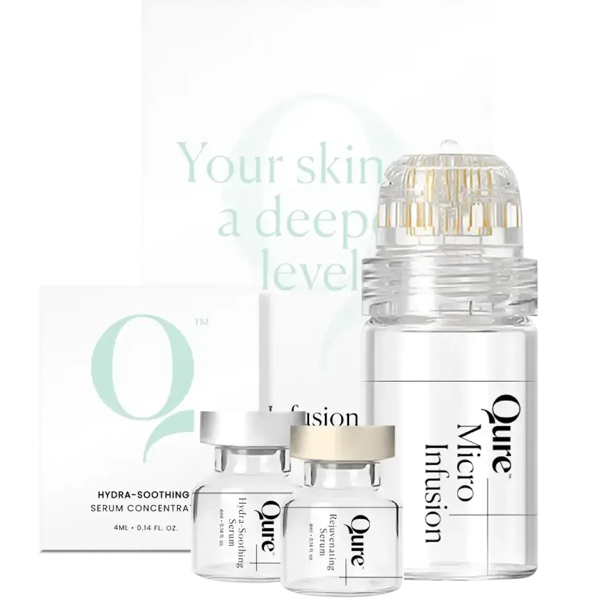 Qure Skincare, Micro-Infusion System - 3 Month Supply