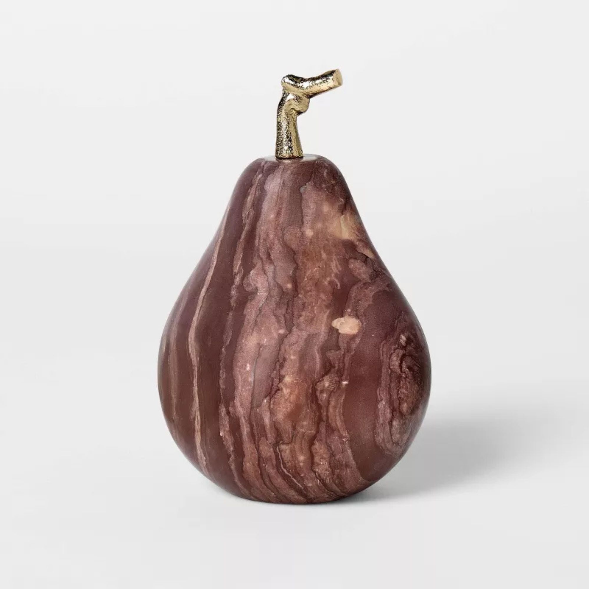 Marble Pear Figural Red