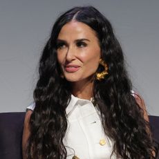 Demi Moore speaks onstage the "BRATS" premiere during the 2024 Tribeca Festival at BMCC Theater on June 07, 2024 in New York City.