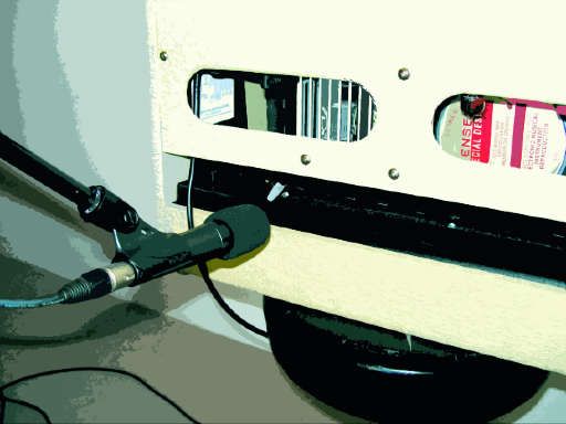 Record the back of the amp for a bit of warmth.