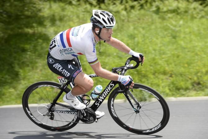 British champion Mark Cavendish (Omega Pharma-QuickStep) during stage 9