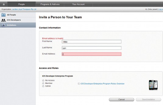 Allow people to make mistakes: this email field shows me an error message before any information is typed