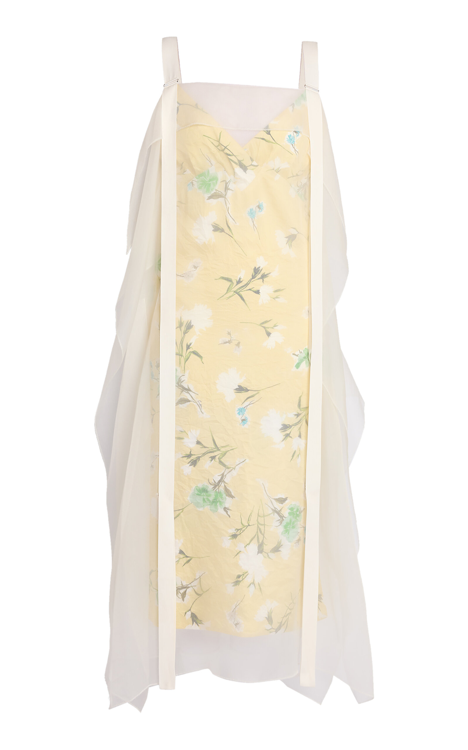 V-Neck Slip Midi Dress