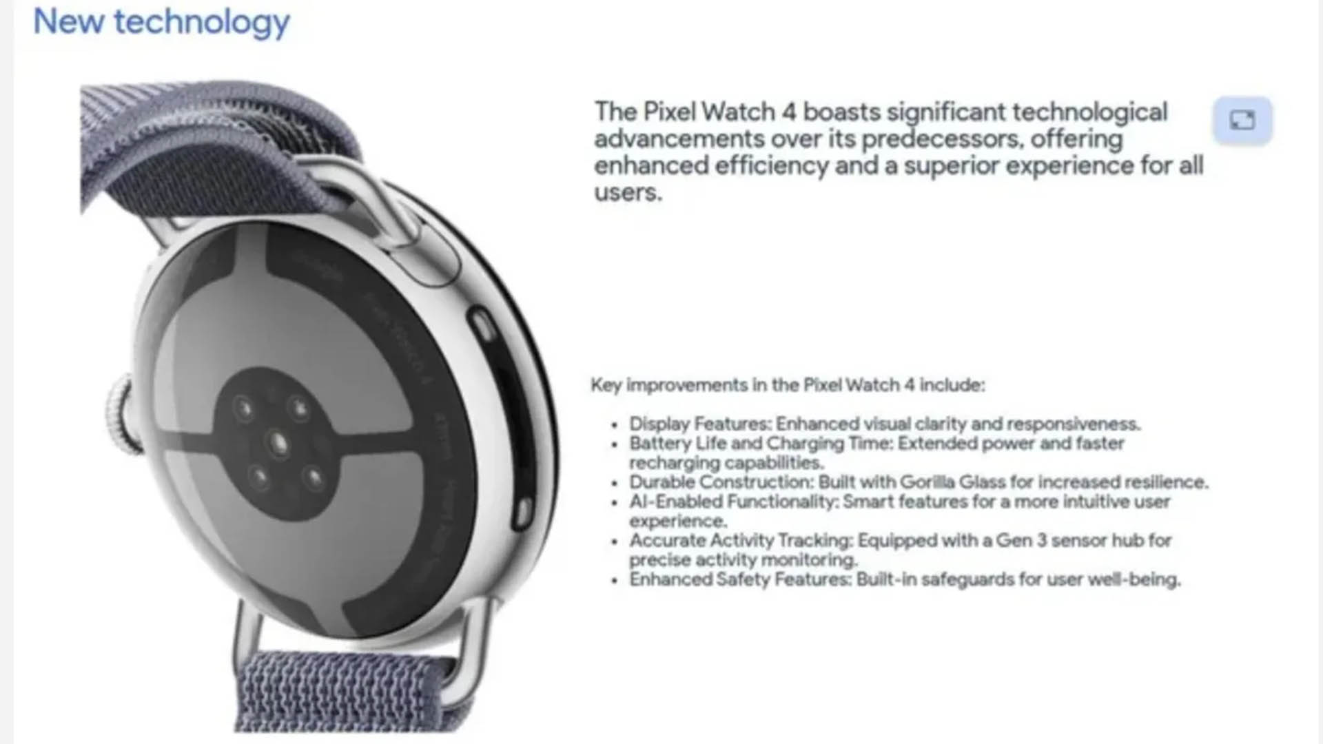 Pixel Watch 4 Reddit leak