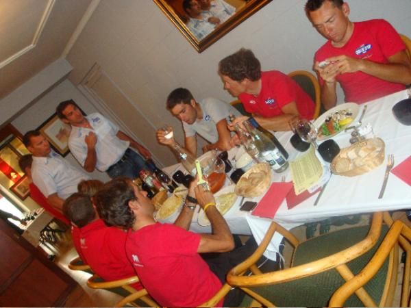 Carbo loading at the Quick Step table