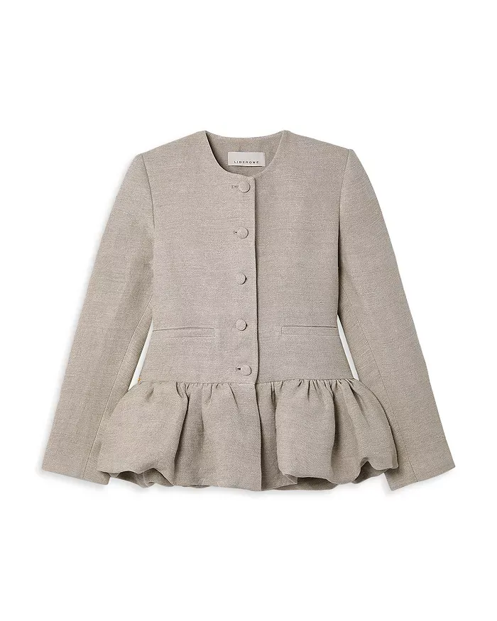Liberowe, Linen Peplum Jacket