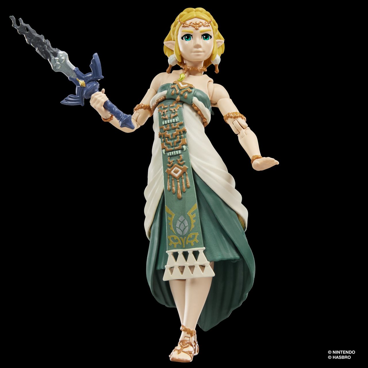 Hasbro Pulse Princess Zelda figure against a dark background