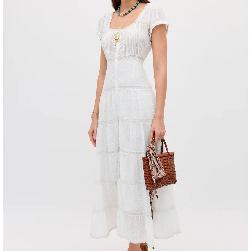 RIXO, Jaclyn Cotton Midi Dress