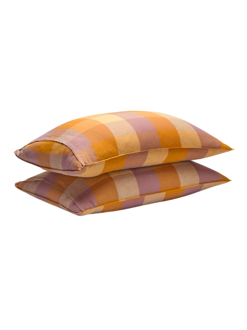 Washed European Linen Pillowcase Set