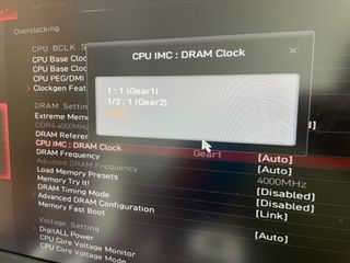 CPU IMC : DRAM Clock