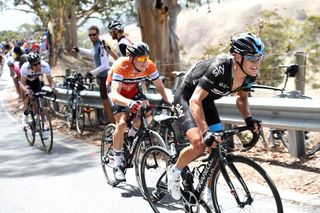 Richie Porte attacks on stage five of the 2015 Tour Down Under