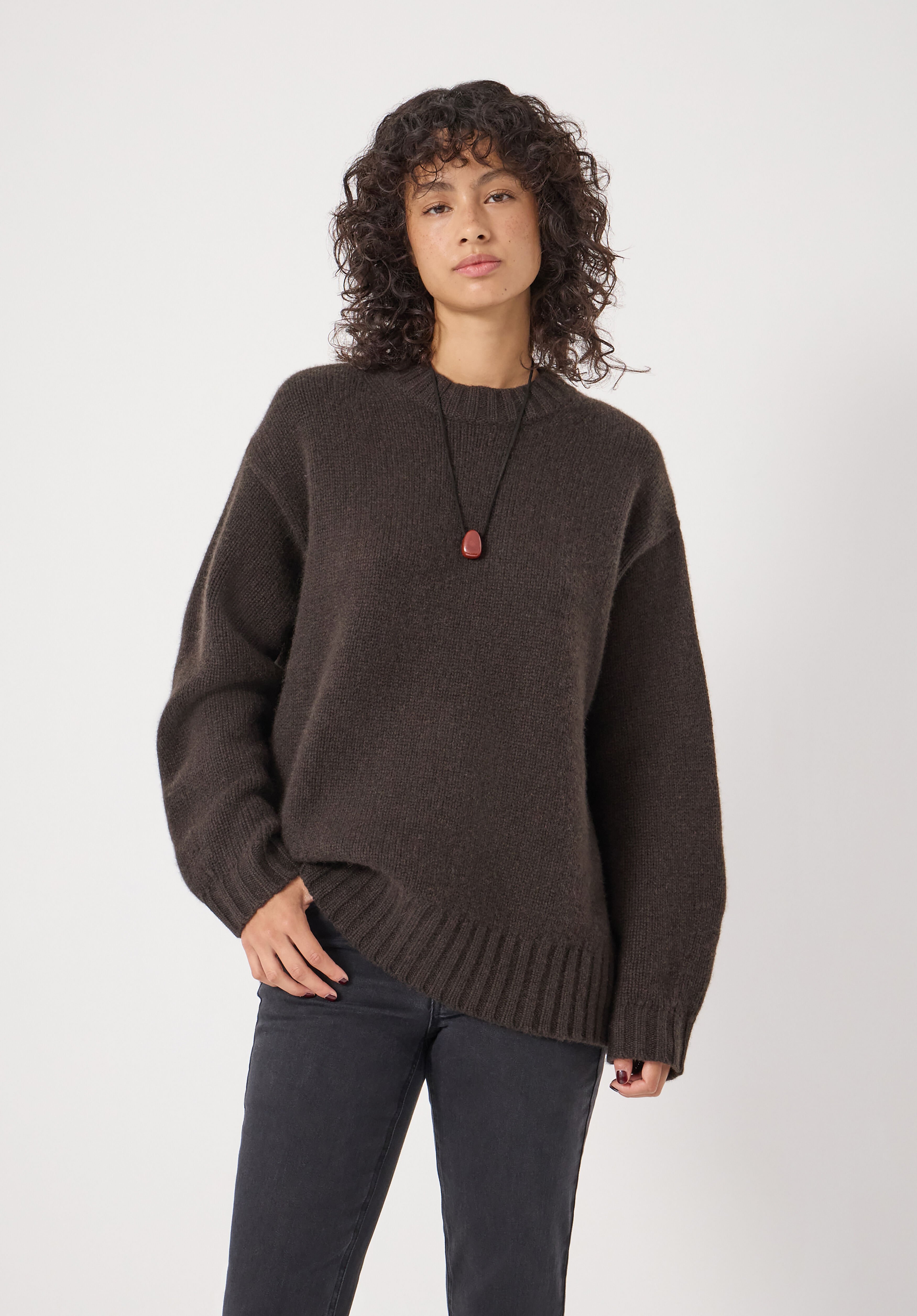 Cora Longline Chunky Cashmere Jumper