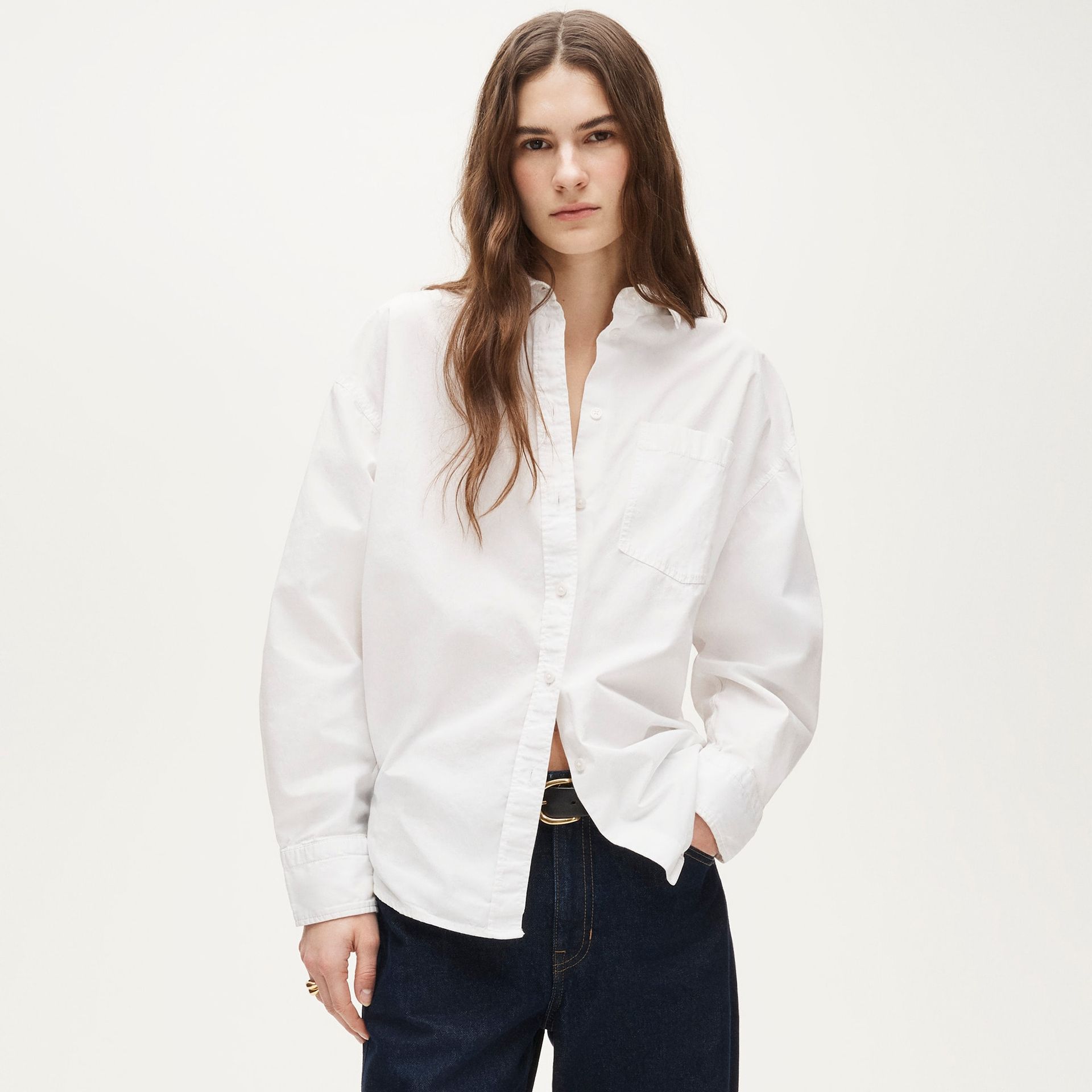 Étienne Oversized Shirt in Lightweight Oxford