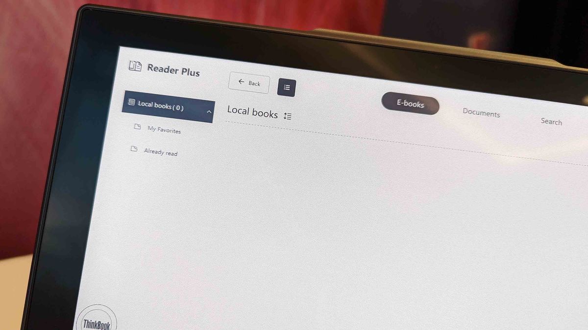 Lenovo Twist laptop with e-ink display