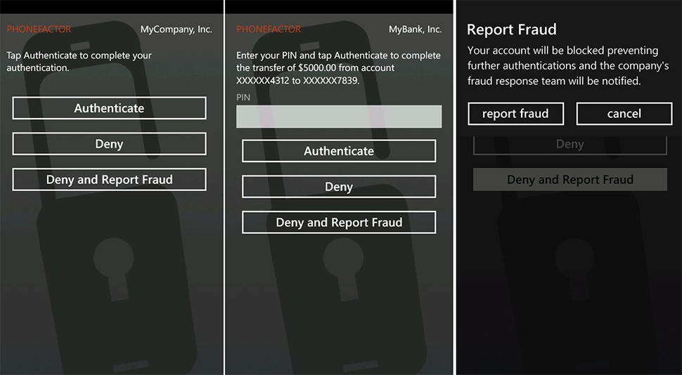 Microsoft’s PhoneFactor enterprise authentication system gets a Windows