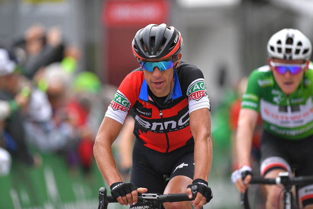 Richie Porte finishes stage 5 at Tour de Suisse
