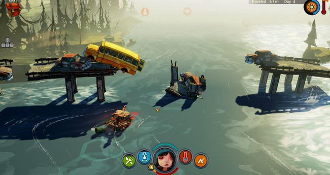 the flame in the flood map