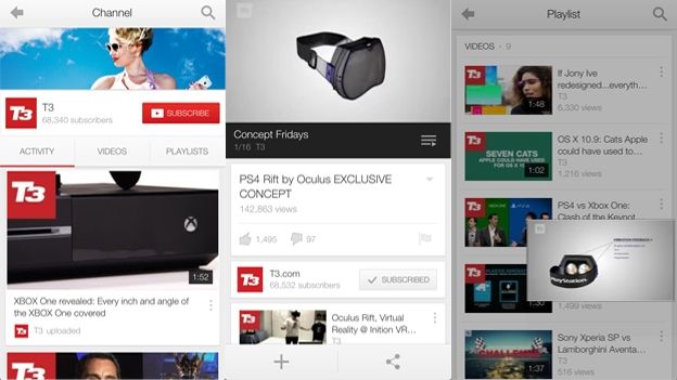 YouTube app updated with iOS 7 styling and new features | T3