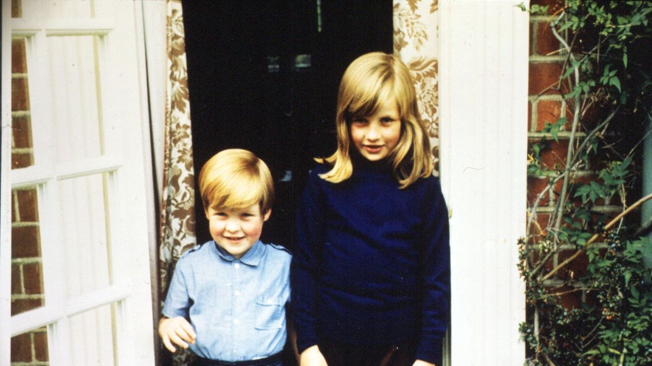 undated family file picture of lady diana spencer diana princess of wales with her brother charles, lord alhorp earl spencer in 1968 photo by pa images via getty images