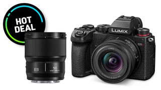 Panasonic S5D with 18-40mm and 50mm lenses with Hot Deal badge