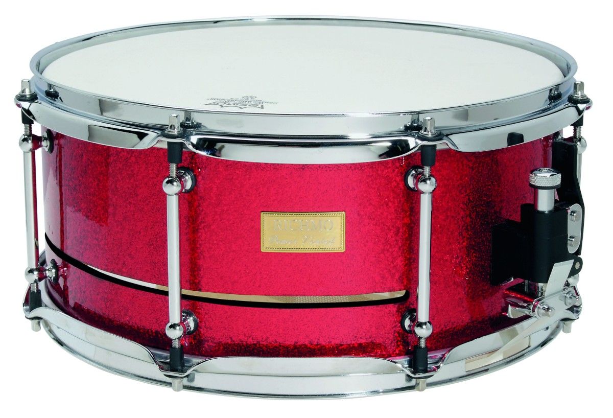 Alan Gilby's vented shell snares create a dry, punchy response.