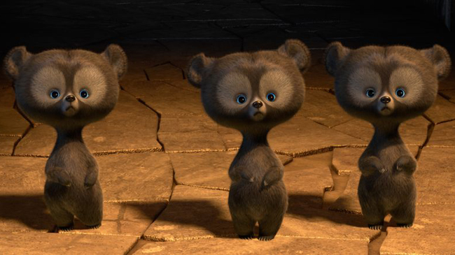 The three little brothers/bears (Brave)
